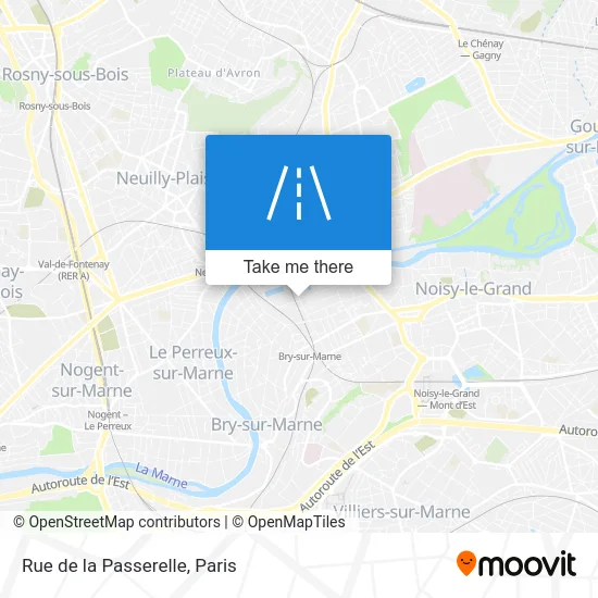 Rue de la Passerelle map