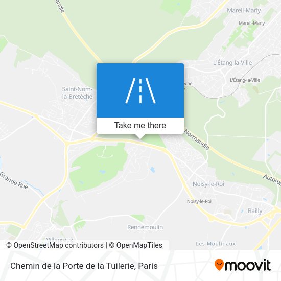 Chemin de la Porte de la Tuilerie map