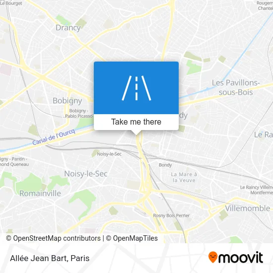 Allée Jean Bart map