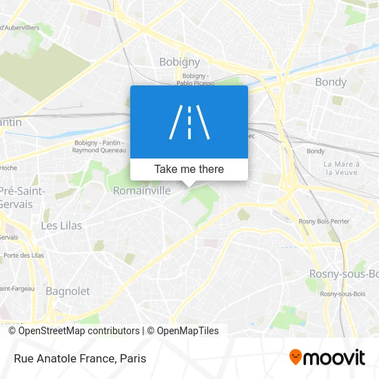 Rue Anatole France map