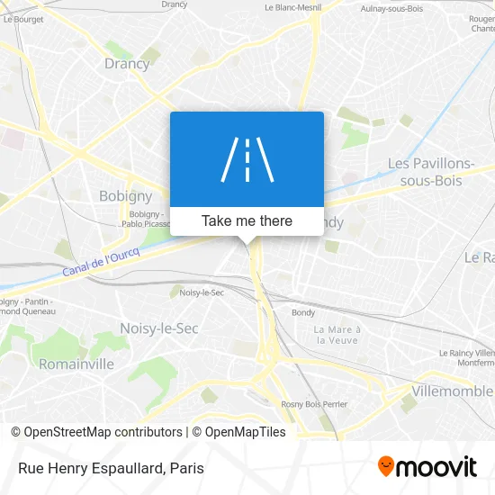 Rue Henry Espaullard map