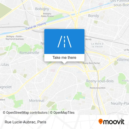 Rue Lucie-Aubrac map