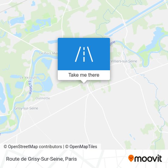 Route de Grisy-Sur-Seine map