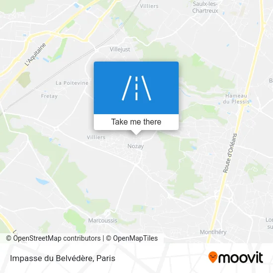Impasse du Belvédère map