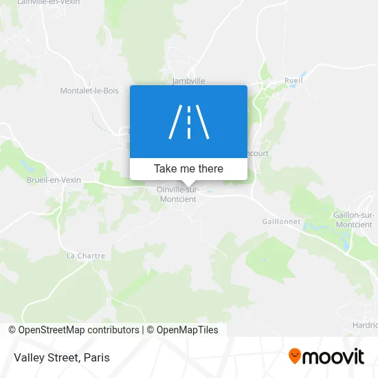 Rue de la Vallée map