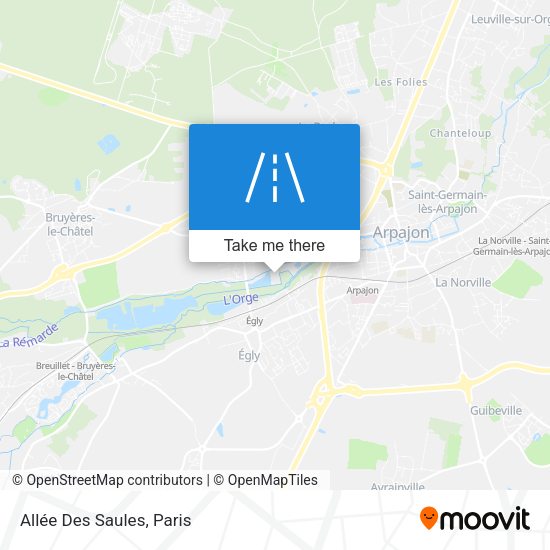 Allée Des Saules map