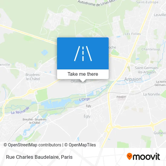 Rue Charles Baudelaire map