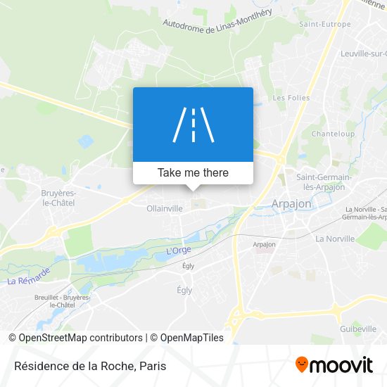 Résidence de la Roche map