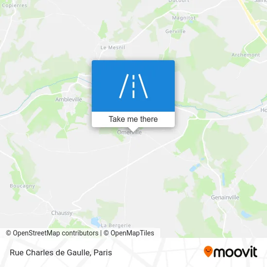 Rue Charles de Gaulle map