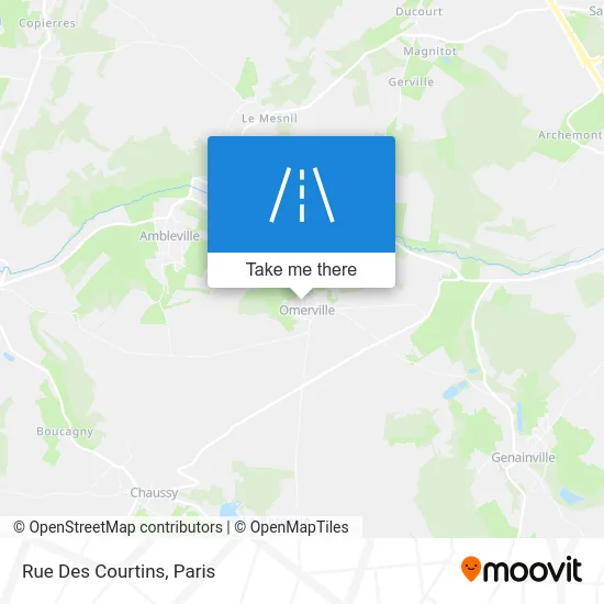 Rue Des Courtins map