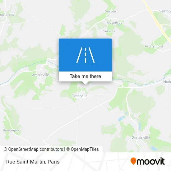 Rue Saint-Martin map