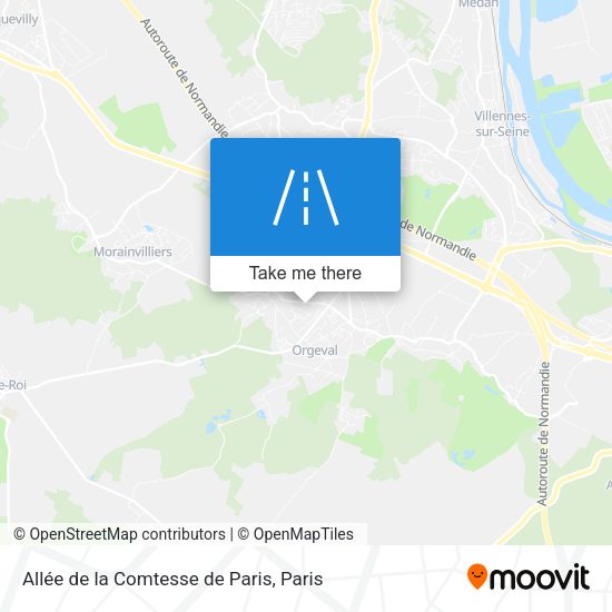 Allée de la Comtesse de Paris map