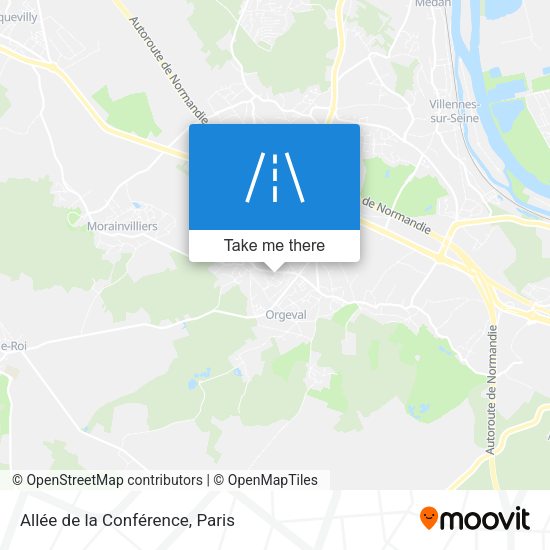 Allée de la Conférence map