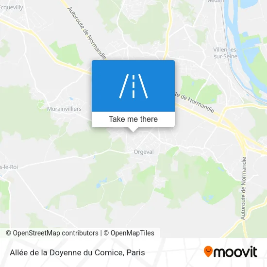 Allée de la Doyenne du Comice map