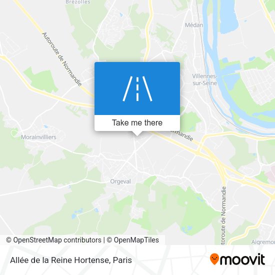Allée de la Reine Hortense map