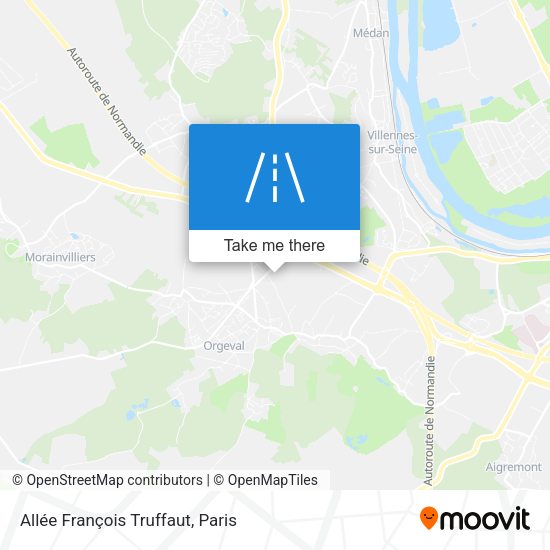 Allée François Truffaut map