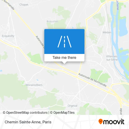 Chemin Sainte-Anne map