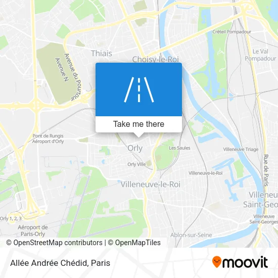 Allée Andrée Chédid map