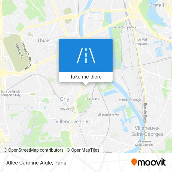 Allée Caroline Aigle map