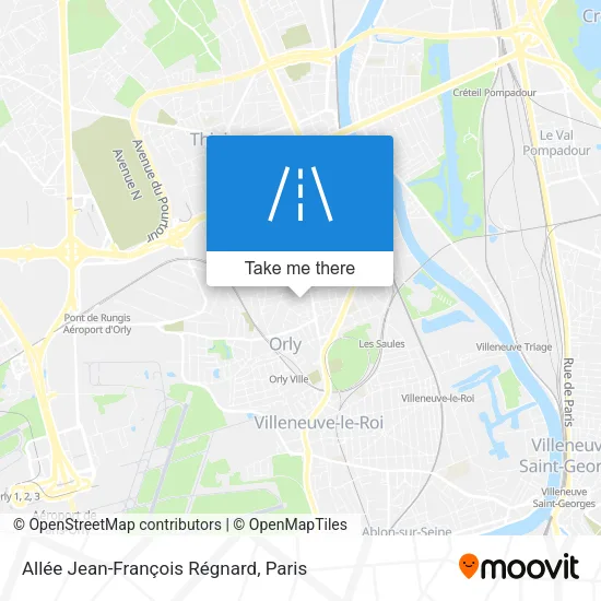 Allée Jean-François Régnard map