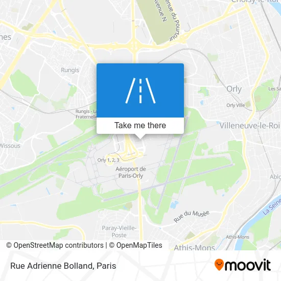 Rue Adrienne Bolland map