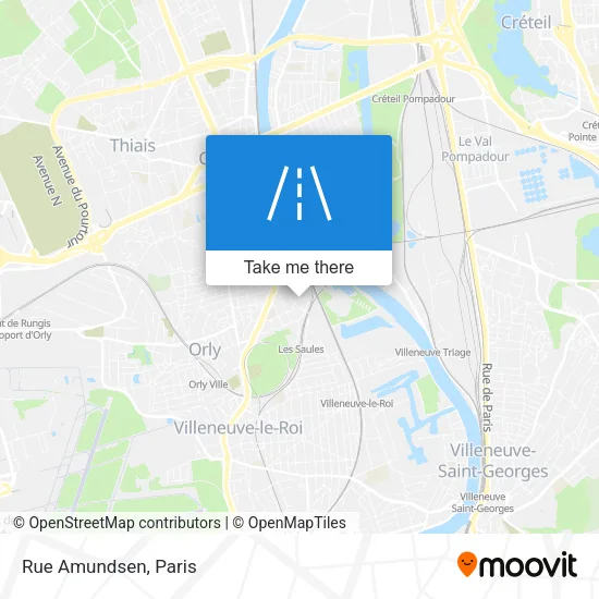 Rue Amundsen map