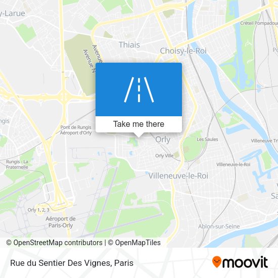 Rue du Sentier Des Vignes map