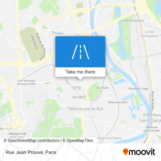 Rue Jean Prouvé map