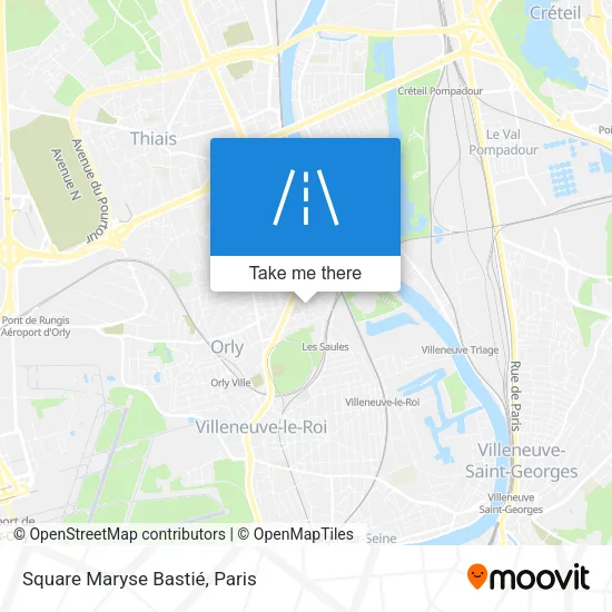 Square Maryse Bastié map