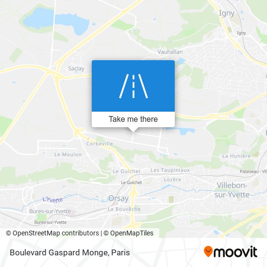 Boulevard Gaspard Monge map