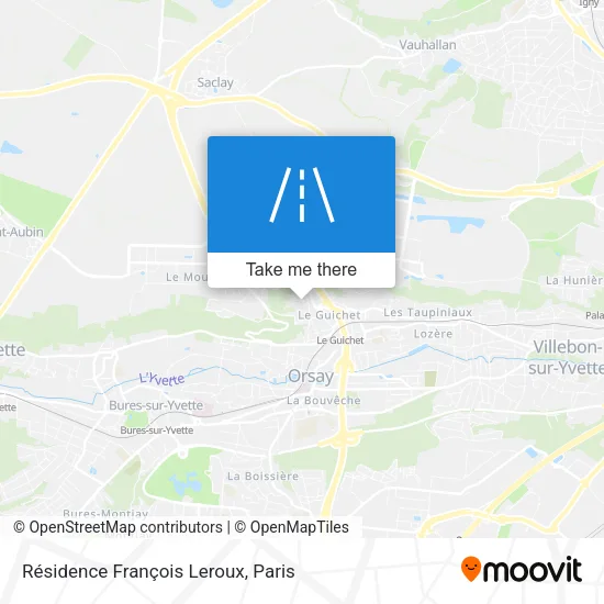 Résidence François Leroux map