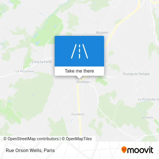 Mapa Rue Orson Wells