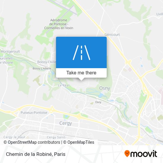 Chemin de la Robiné map