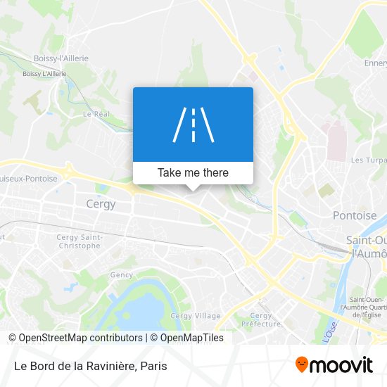 Le Bord de la Ravinière map