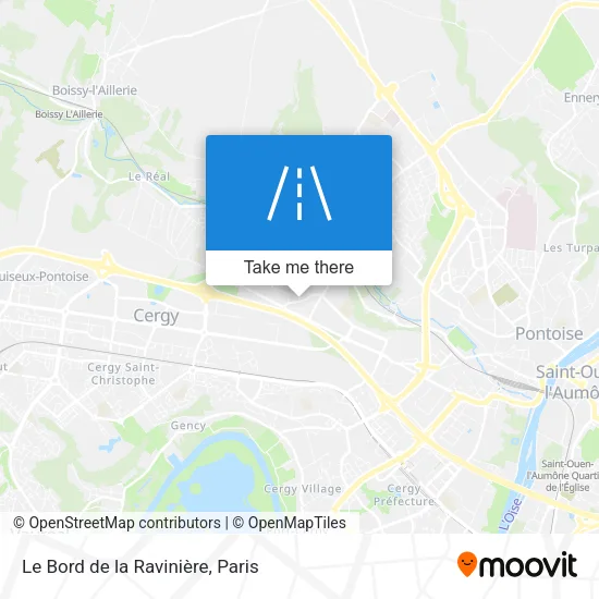 Le Bord de la Ravinière map