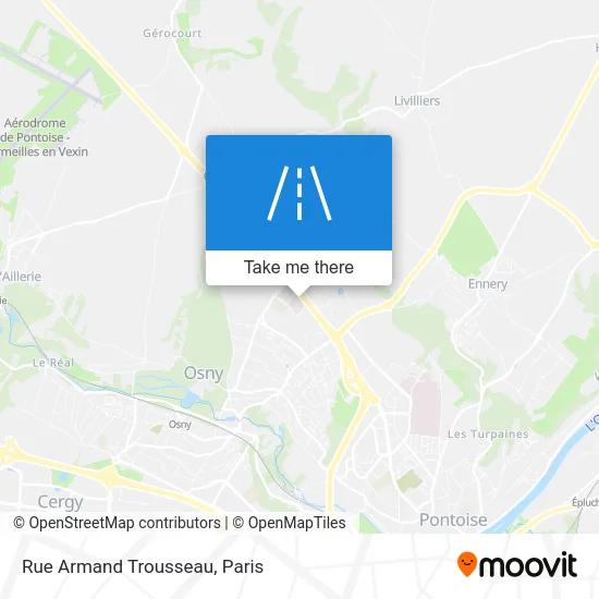 Rue Armand Trousseau map