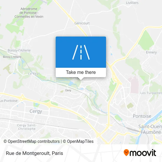 Rue de Montgeroult map