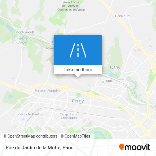 Rue du Jardin de la Motte map