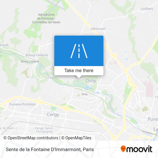 Sente de la Fontaine D'Immarmont map