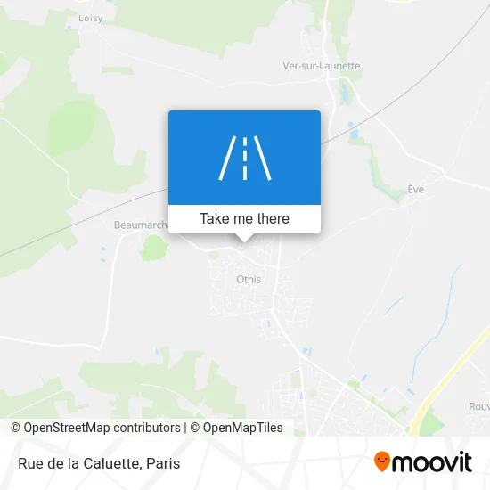 Rue de la Caluette map