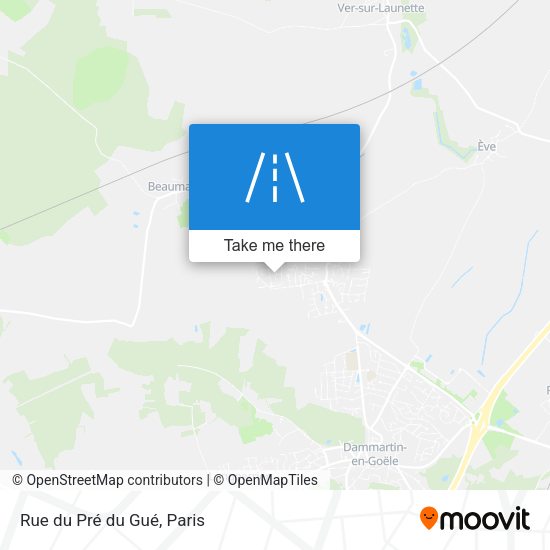 Rue du Pré du Gué map