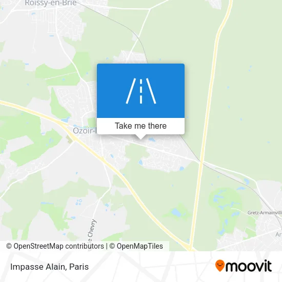 Impasse Alain map