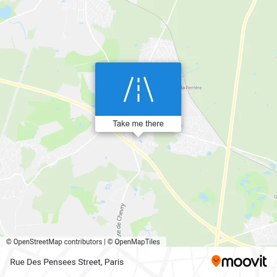 Rue Des Pensées map