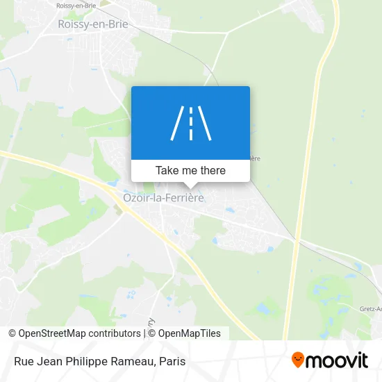 Rue Jean Philippe Rameau map