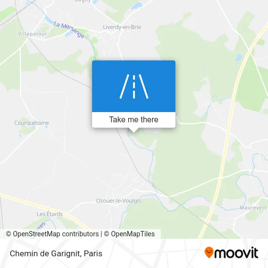 Chemin de Garignit map