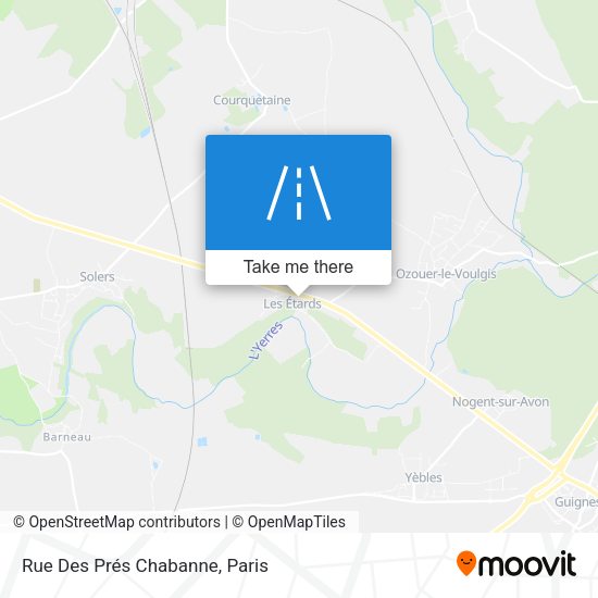 Rue Des Prés Chabanne map