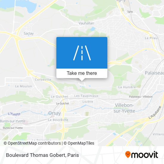 Boulevard Thomas Gobert map