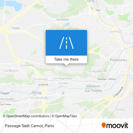 Passage Sadi Carnot map