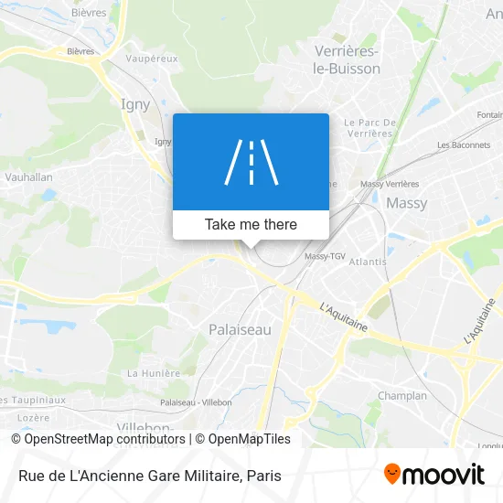 Rue de L'Ancienne Gare Militaire map