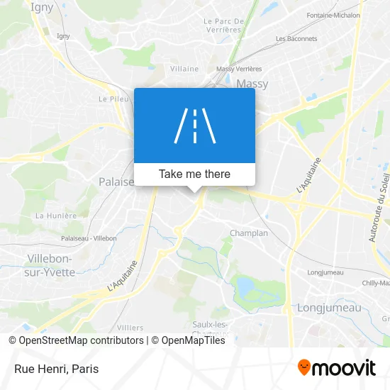 Rue Henri map
